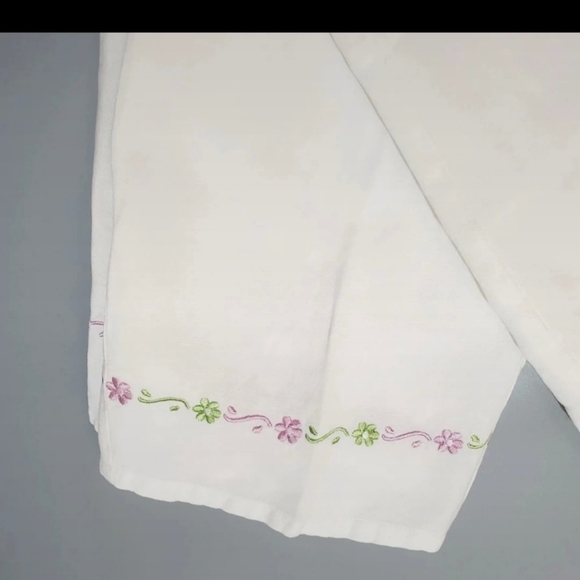 - First Issue Liz Claiborne sz 6 Petite White Linen Blend Cropped Pants - Picture 8 of 8